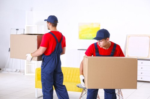 Secure long-term storage unit in Balham with organised boxes