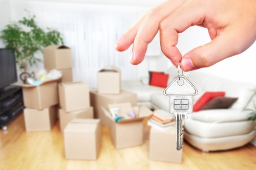 Professional packing services in Balham preparing boxes for a house move