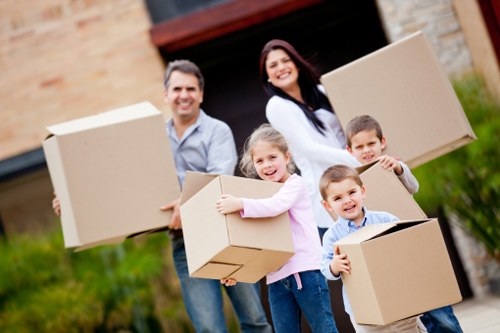 Professional movers handling a Balham property relocation