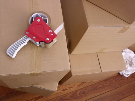 Furniture loading into a van during a Balham move
